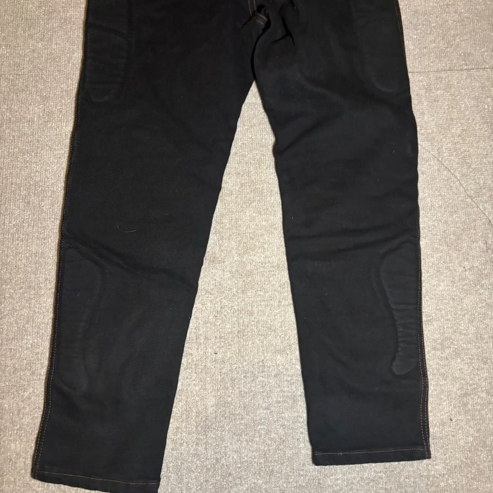 Giali Italy Motorcycle Riding Jeans Black Padded Armor 2100 TIBA Mens 36 52 - Picture 16 of 16